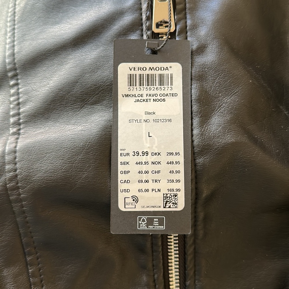 Vegan Moto Jacket - Picture 8 of 15